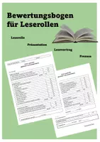 Vorschau - Präsentationen/Tafelbilder - Bewertungsbogen für Leserollen Klasse 3/4 - Seite 1