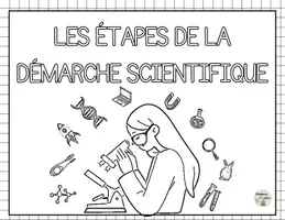 Aperçu - Matériel pour travaux manuels / dessin - La démarche scientifique - coloriage à compléter - Page 1