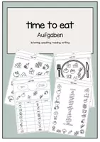 Vorschau - Arbeitsblätter - Time to eat - Arbeitsblätter - Deckblatt