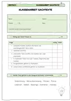 Vorschau - Arbeitsblätter - Materialpaket Sachtexte mit Klassenarbeit und Lösungen - Seite 3