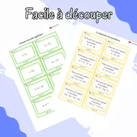 Aperçu - Jeux - JEU 5eme (FR) 1re (BE) - Calcul littéral - Page 1