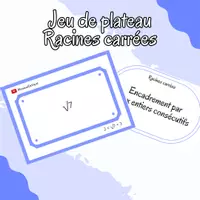 Aperçu - Jeux - JEU 3eme - Racines carrées - Page de couverture