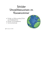 Vorschau - Poster - Schilder zum Umweltbewusstsein für das Klassenzimmer - Deckblatt