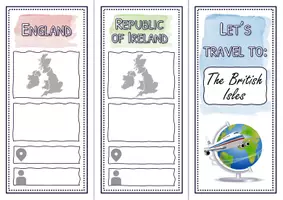 Vorschau - Arbeitsblätter - Flyer - Let's travel to the British Isles - Seite 3
