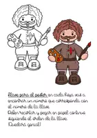 Vista previa - Manualidades / Dibujos para colorear - Póster gigante de Velázquez - página 2