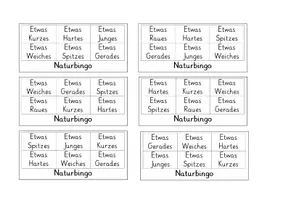 Vorschau - Spiele - Naturentdeckungen Naturbingo Spiel - Seite 2