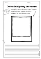Vorschau - Arbeitsblätter - Materialpaket Schöpfung 1. Klasse - Seite 2