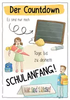 Vorschau - Mal- und Bastelvorlagen - Mein Schulanfang - 5 Countdowns zum Schulstart (Post-It oder Folienstift) - Seite 2