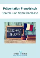 Vorschau - Präsentationen/Tafelbilder - Präsentation mit 66 Folien: Sprech- und Schreibanlässe für den Französischunterricht - Deckblatt
