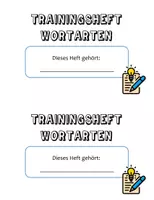 Vorschau - Arbeitsblätter - Trainingsheft Wortarten (Deutsch - 6.Klasse) - Deckblatt