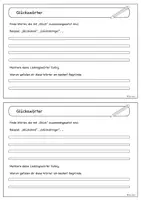Vorschau - Arbeitsblätter - Denkbuch Glück - Seite 3