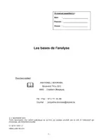 Aperçu - Manuel scolaire - Grammaire - Analyse - Les bases - Cycles 3 et 4 - Page 1