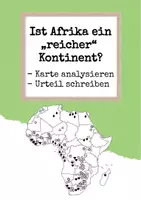 Vorschau - Arbeitsblätter - Kartenanalyse: Ist Afrika ein "reicher" Kontinent? - Deckblatt