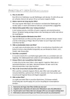 Vorschau - Arbeitsblätter - AB mit Fragen zum Thema "Elfen" + Lösungsblatt - Seite 1