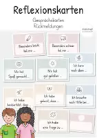 Vorschau - Präsentationen/Tafelbilder - Reflexion: Karten zur Rückmeldung - Deckblatt