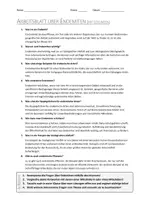 Vorschau - Arbeitsblätter - AB mit Fragen zum Thema "Endemiten" + Lösungsblatt - Seite 1