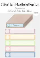 Vorschau - Bildkarten - Bundle: Etiketten (editierbar) Pastell - Seite 1