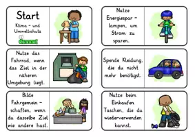 Vorschau - Spiele - Klima- & Umweltschutz / Earth Day: Domino (grünes Verhalten) - Sachunterricht / Deutsch - Kl. 2/3 - Seite 2