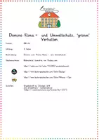 Vorschau - Spiele - Klima- & Umweltschutz / Earth Day: Domino (grünes Verhalten) - Sachunterricht / Deutsch - Kl. 2/3 - Seite 1