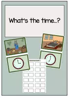 Vorschau - Arbeitsblätter - What's the time ... ? Material zum Buch - Deckblatt