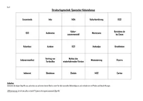 Vorschau - Arbeitsblätter - Lernzettel - Spanischer Kolonialismus - Deckblatt
