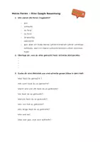 Vorschau - Arbeitsblätter - Meine Ferien - Bewertung schreiben - Deckblatt