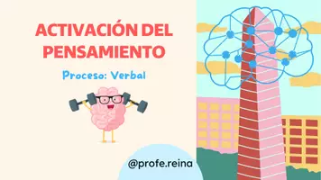 Vista previa - Presentaciones - Activación del Pensamiento/Proceso verbal - Portada