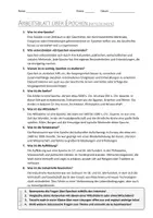 Vorschau - Arbeitsblätter - AB mit Fragen zum Thema "Epoche" + Lösungsblatt + Infografik - Seite 2
