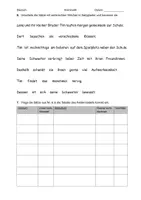 Vorschau - Arbeitsblätter - AB Satzglieder und das Feldermodell - Seite 1