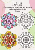 Vorschau - Mal- und Bastelvorlagen - Fensterbild: Blumen & Blätter / Mandala Malvorlagen - Seite 1