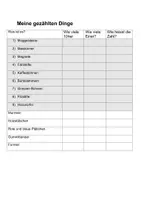 Vorschau - Arbeitsblätter - Meine gezählten Dinge, Mengenzählen - Seite 2
