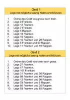 Vorschau - Arbeitsblätter - Franken und Rappen legen - Seite 2