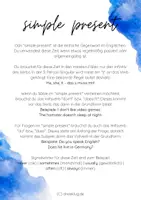 Vorschau - Poster - Grammatikmerkblatt "simple present" - Seite 2