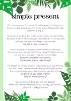 Vorschau - Poster - Grammatikmerkblatt "simple present" - Seite 3