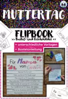 Vorschau - Mal- und Bastelvorlagen - Muttertag - Flipbook | Bastelvorlage | Geschenkidee - Deckblatt