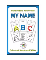 Vista previa - Hojas de trabajo - WORKSHEETS ACTIVITIES ABC ALPHABET MY NAME COLOR - Portada