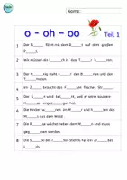 Vorschau - Arbeitsblätter - Dehnung: o - oh -oo (Lückentext, Rätsel & App) - Seite 3