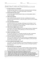 Vorschau - Arbeitsblätter - AB mit Fragen zum Thema "Essen (Stadt)" + Lösungsblatt + Infografik - Seite 2