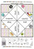 Vorschau - Spiele - Cootie Catcher Colors American English Englisch Spiel - Seite 3