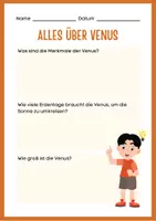 Vorschau - Arbeitsblätter - Venus - Ein Leitfaden für Kinder zur Astronomie und Planetenforschung - Seite 3