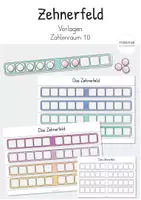Vorschau - Arbeitsblätter - Zehnerfeld: Vorlagen (Zahlenraum 10) - Deckblatt