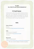 Vorschau - Arbeitsblätter - Stunde der Gartenvögel: Inhaltsverzeichnisvorlagen (Kl. 3/4) - Seite 1