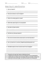 Vorschau - Arbeitsblätter - AB mit Fragen zum Thema "Experten" + Lösungsblatt - Deckblatt