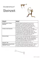Vorschau - Unterrichtsreihen - Komplettpaket Steinzeit 3.-5. Klasse - Seite 1