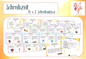 Vorschau - Unterrichtsreihen - Schreibzeit: 2 x 15 Schreibanlässe / Schreibimpulse - Deckblatt