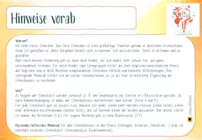 Vorschau - Unterrichtsreihen - Schreibzeit: 2 x 15 Schreibanlässe / Schreibimpulse - Seite 1