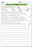 Vorschau - Arbeitsblätter - Lesen und schreiben - Arbeitsblatt - Seite 1