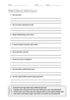 Vorschau - Arbeitsblätter - AB mit Fragen zum Thema "Falco" + Lösungsblatt + Mindmap + Infografik - Deckblatt