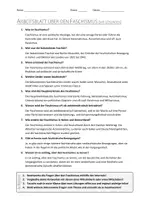 Vorschau - Arbeitsblätter - AB mit Fragen zum Thema "Faschismus" + Lösungsblatt + Mindmap + Infografik - Seite 3