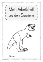 Vorschau - Unterrichtsreihen - Dinosaurier - Arbeitsheft - Seite 1